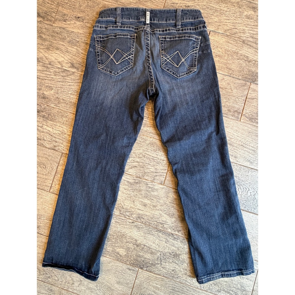 Ariat Real Clarissa Jeans 32R Womens Straight Leg Western 32 Regular Denim 2453